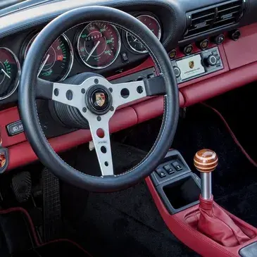 Original Sooner No. 3 red dashboard
